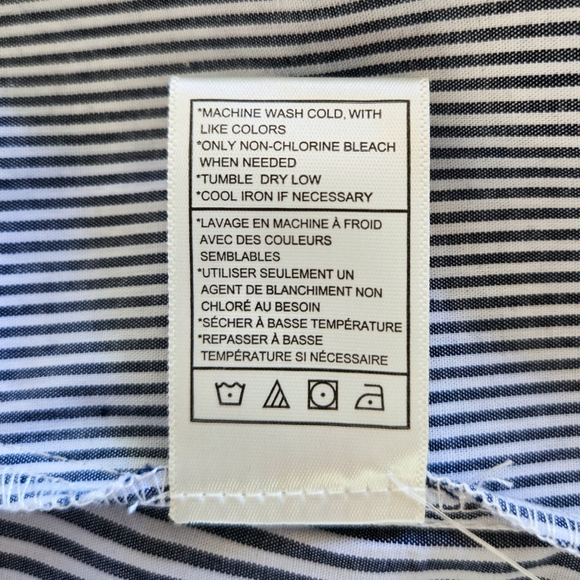 🦋LAST🦋 NWT Steve Madden Godet Striped Shirtdress, Marine - Picture 7 of 8